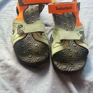 Timberland Kids Sandals - Green and Orange